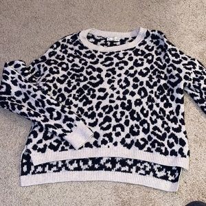 Cheetah print sweater